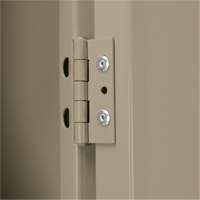 Casiers Clean Line, 4 niveaux, Bloc de 4, 48" x 15" x 76", Acier, Beige, Rivet (assembl&eacute;) - Anthony Steel Mfg. CL-Q-4-12X15X72-RB_A123