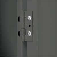 Casiers Clean Line, 4 niveaux, Bloc de 4, 48" x 12" x 78", Acier, Charbon, Rivet (assembl&eacute;) - Anthony Steel Mfg. CL-Q-4-12X12X72-ST_A127