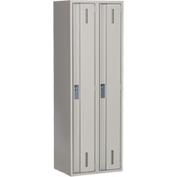 Casiers robustes Concorde, Bloc de 2, 24" x 18" x 72", Acier, Gris, Soud&eacute; (assembl&eacute;) - Perfix Inc. 1-121872-2-9363