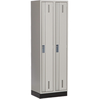 Casiers robustes Concorde, Bloc de 2, 24" x 18" x 76", Acier, Gris, Soud&eacute; (assembl&eacute;) - Perfix Inc. 1-121872-2-003-9363