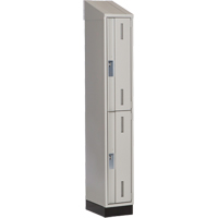 Casiers robustes Concorde, 2 niveaux, 12" x 18" x 82", Acier, Gris, Soud&eacute; (assembl&eacute;) - Perfix Inc. 2-121872-1-003-007-9363