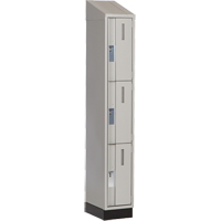 Casiers robustes Concorde, 3 niveaux, 12" x 18" x 82", Acier, Gris, Soud&eacute; (assembl&eacute;) - Perfix Inc. 3-121872-1-003-007-9363