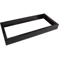 All-Welded Concorde - Heavy-Duty Lockers Recessed Base, 3 Banks, 4" H x 36" W x 17" D, Black, Steel - Perfix Inc. 003-BASE1217-3-9367