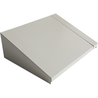 Dessus inclin&eacute; pour casiers robustes enti&egrave;rement soud&eacute; Concorde, Bloc de 2, 18" p x 24" la x 6" ha, Gris, Acier - Perfix Inc. 007-DPEN1218-2-9363
