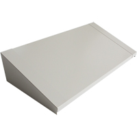 Dessus inclin&eacute; pour casiers robustes enti&egrave;rement soud&eacute; Concorde, Bloc de 3, 18" p x 36" la x 6" ha, Gris, Acier - Perfix Inc. 007-DPEN1218-3-9363