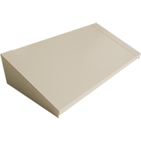Dessus inclin&eacute; pour casiers robustes enti&egrave;rement soud&eacute; Concorde, Bloc de 3, 18" p x 36" la x 6" ha, Beige, Acier - Perfix Inc. 007-DPEN1218-3-9393