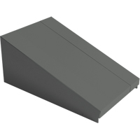 Dessus inclin&eacute; pour casiers robustes enti&egrave;rement soud&eacute; Concorde, Bloc de 1, 18" p x 12" la x 6" ha, Acier - Perfix Inc. 007-DPEN1218-1-9364