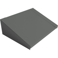 Dessus inclin&eacute; pour casiers robustes enti&egrave;rement soud&eacute; Concorde, Bloc de 2, 18" p x 24" la x 6" ha, Acier - Perfix Inc. 007-DPEN1218-2-9364