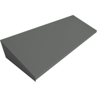 Dessus inclin&eacute; pour casiers robustes enti&egrave;rement soud&eacute; Concorde, Bloc de 4, 18" p x 48" la x 6" ha, Acier - Perfix Inc. 007-DPEN1218-4-9364