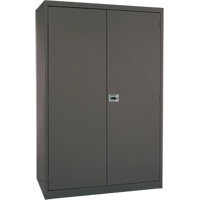 Armoires de rangement Hi-Boy profondes, Acier, 4 Tablettes, 72" h x 36" la x 24" P, Charbon - Anthony Steel Mfg. SC-36X24X72-22-A127