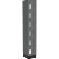 Casiers robustes Concorde, 6 niveaux, 12" x 18" x 76", Acier, Charbon, Soud&eacute; (assembl&eacute;) - Perfix Inc. 6-121872-1-003-9364