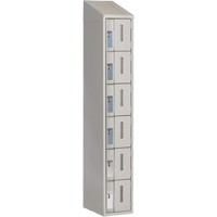 Casiers robustes Concorde, 6 niveaux, 12" x 18" x 78", Acier, Gris, Soud&eacute; (assembl&eacute;) - Perfix Inc. 6-121872-1-007-9363