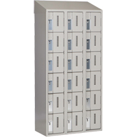 Casiers robustes Concorde, 6 niveaux, Bloc de 3, 36" x 18" x 78", Acier, Gris, Soud&eacute; (assembl&eacute;) - Perfix Inc. 6-121872-3-007-9363