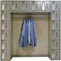 Archettes Concorde Heavy Duty Lockers, 16 -tier, Bank of 3, 18" x 72" x 72", Steel - Perfix Inc. 16-121872-A-9363