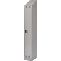 Lockers, 12" x 18" x 86", Steel, Grey, Knocked Down - KLETON 