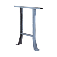 Flared Workbench Leg, Steel, 30" D x 28" H, Single - Tennsco L-2830-MGY