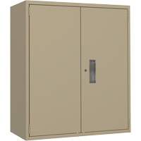 Lo-Boy Storage Cabinet, Steel, 2 Shelves, 40" H x 36" W x 18" D, Beige - Perfix Inc. 88 R 20-18-9393