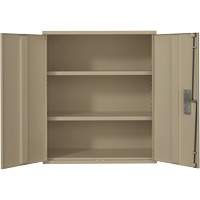 Lo-Boy Storage Cabinet, Steel, 2 Shelves, 40" H x 36" W x 18" D, Beige - Perfix Inc. 88 R 20-18-9393