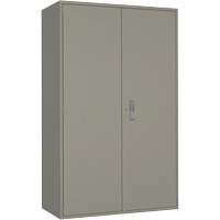 Extra Wide Hi-Boy Storage Cabinet, Steel, 4 Shelves, 72" H x 48" W x 24" D, Grey - Perfix Inc. 88 R 22-XL-9363