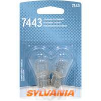 7442 Basic Mini Automotive Bulb, Incandescent, 25 W/5.9 W, White - Sylvania 39579