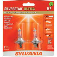 H7 SilverStar&reg; Ultra Headlight Bulb, Halogen, 56 W, Off White - Sylvania 33094