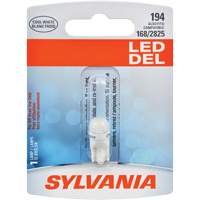 194 Mini Automotive Bulb, LED, 0.5 W/12.8 W, White - Sylvania 38914