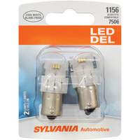 1156 Mini Automotive Bulb, LED, 12.8 W/2.3 W, White - Sylvania 38875