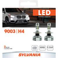 9003 Headlight Bulb, LED, 12 W/14 W/24 W, White - Sylvania 37693