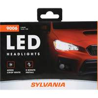9006 Headlight Bulb, LED, 13.2 W/17 W, White - Sylvania AM4649002DC