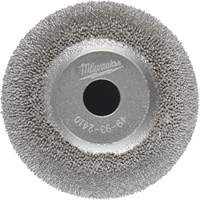 Meule &agrave; polir &agrave; contour &eacute;vas&eacute; 2" pour ponceuse pour pneus &agrave; basse vitesse M12 Fuel - Milwaukee 49-93-2410
