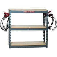 Battery Charging Rack with 10 Clamp Sets - Associated Equipment  6086