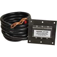 Panneau de douille polaris&eacute;e robuste en acier inoxydable &agrave; brancher, 1 AWG, C&acirc;ble 5' - Associated Equipment 6149