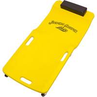 Sommier jaune &agrave; profil bas, en plastique robuste - LISLE 93102