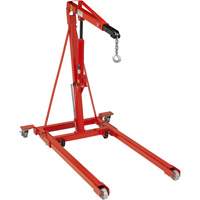 Folding Engine Crane, 2500 lbs. (1.25 tons) Capacity - NORCO Lifting 78106A