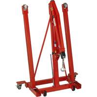 Folding Engine Crane, 2500 lbs. (1.25 tons) Capacity - NORCO Lifting 78106A