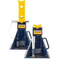 Chandelles de support pour v&eacute;hicule, Tige verrouillable, Capacit&eacute; de 25 tonnes - Hein-Werner HW93526F