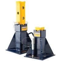Chandelles de support pour v&eacute;hicule, Tige verrouillable, Capacit&eacute; de 25 tonnes - Hein-Werner HW93526F