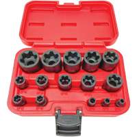 Jeu de douilles EP "Star" plus, 15 Morceaux, Prise de 1/2"/1/4"/3/8" - CTA Tools 5420