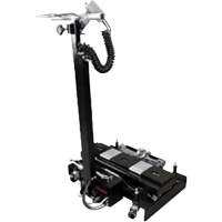 Cric de service de plancher, 14 tonne(s) Capacit&eacute;, 8-1/4" Abaiss&eacute;e, 20" &eacute;lev&eacute;e, Air comprim&eacute;/hydraulique - Scorpion Jacks TJ14