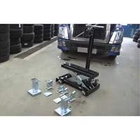 Cric de service de plancher, 14 tonne(s) Capacit&eacute;, 8-1/4" Abaiss&eacute;e, 20" &eacute;lev&eacute;e, Air comprim&eacute;/hydraulique - Scorpion Jacks TJ14