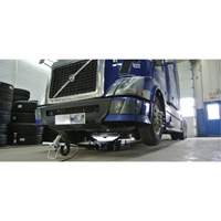 Cric de service de plancher, 14 tonne(s) Capacit&eacute;, 8-1/4" Abaiss&eacute;e, 20" &eacute;lev&eacute;e, Air comprim&eacute;/hydraulique - Scorpion Jacks TJ14
