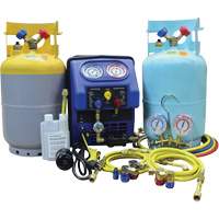 Ensemble complet de r&eacute;cup&eacute;ration pour climatisation R134A/R1234Yf - Mastercool 69372