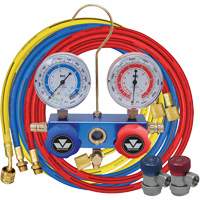 Ensemble de jauge &agrave; collecteur en aluminium 2 voies R134A - Mastercool 89172