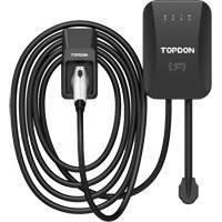 PulseQ AC Home EV Charger with RFID Mode, 40 A, Level 2 AC, Type 1 (SAE J1772) Connector - Topdon EC00175