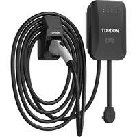 PulseQ AC Home EV Charger with RFID Mode, 40 A, Level 2 AC, Type 1 (SAE J1772) Connector - Topdon EC00175