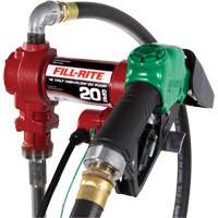 12V Fuel Transfer Pump with Nozzle - Fill-Rite FR4210HB