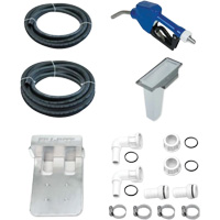 Pompe de transfert de fluide d'&eacute;chappement diesel (DEF) 115 V CA avec support pour cuve GRV et pistolet - Fill-Rite DF120CAN520
