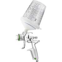 4400 B HVLP 1.0 SR 0.3 L RPS Premium Paint Spray Gun for Spot Repairs in Automotive Finishes, 1/4" NPT Air Inlet, 4.24 CFM, 0.3 L Capacity, 0.14 PSI - SATA 198176