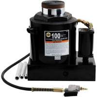 Air Actuated Bottle Jack, 100 Ton(s), Air Hydraulic/Manual Hydraulic, 17-22/25" Raised Height - Omega Lift 18992