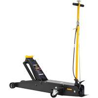 Cric de service pour v&eacute;hicules &agrave; ch&acirc;ssis long, 5 tonne(s) Capacit&eacute;, 7" Abaiss&eacute;e, 27" &eacute;lev&eacute;e, Air comprim&eacute;/hydraulique - Omega Lift 22051C